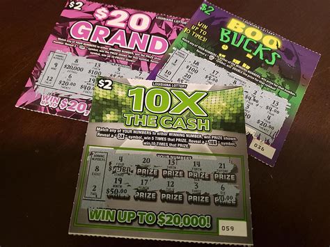 Louisiana scratch offs - The 21 minimum age requirement to purchase Lottery tickets changed from 18 years of age in 1998 to coincide with the age requirement for other forms of gaming in the state. Louisiana is one of only a few states that require Lottery ticket purchasers to be at least 21 years of age. Most states with lotteries have a minimum age requirement of 18.